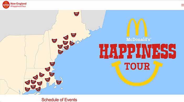 McDonald's Happiness Tour
